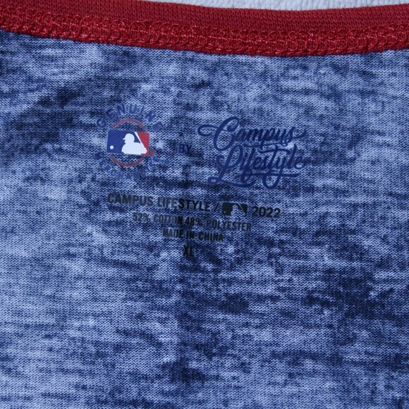 MLB Cleveland Guardians Womens Blue Tie Dye Logo Tank Top Sizes S, M, & XL - Picture 9 of 9